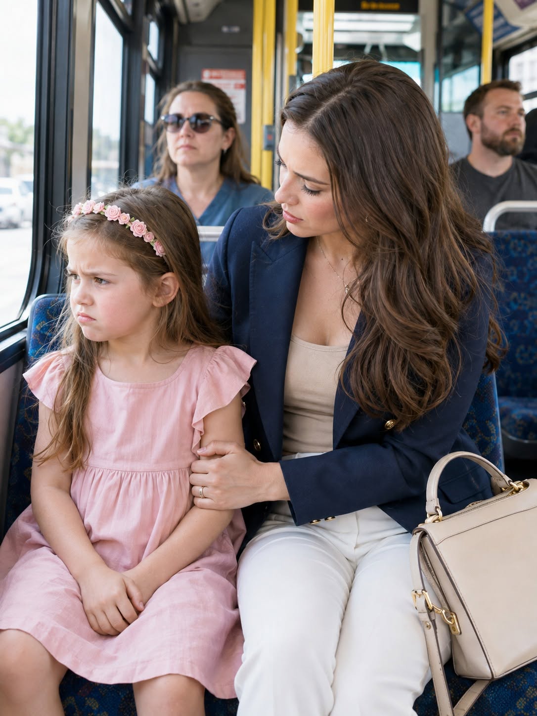 Dottern vägrade kliva av bussen – då avslöjades planen mot hennes mamma