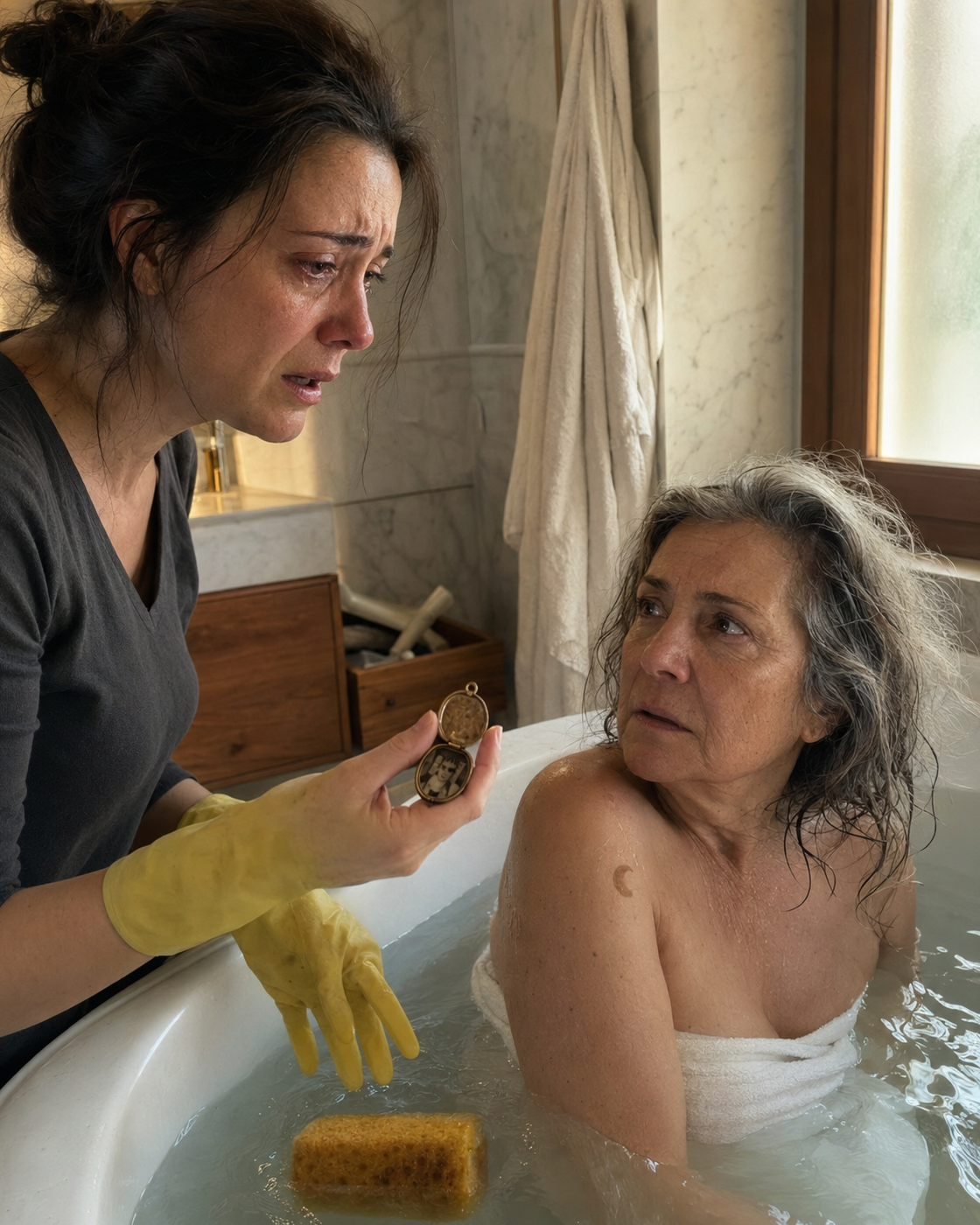 Min miljonärsmake tog hem en hemlös kvinna – då såg jag halvmåneformade födelsemärket