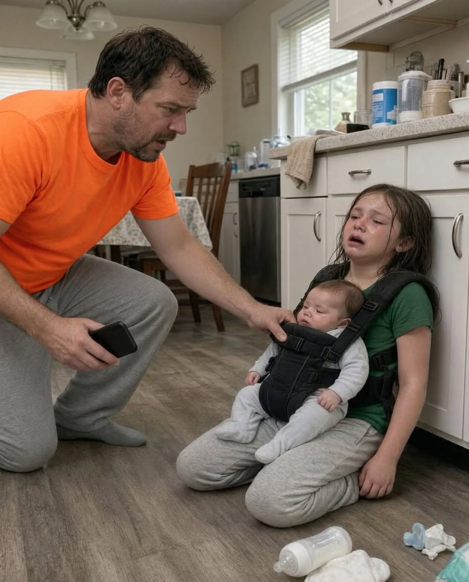 Min nioåriga dotter viskade: ”Pappa, jag orkar inte hålla honom längre”