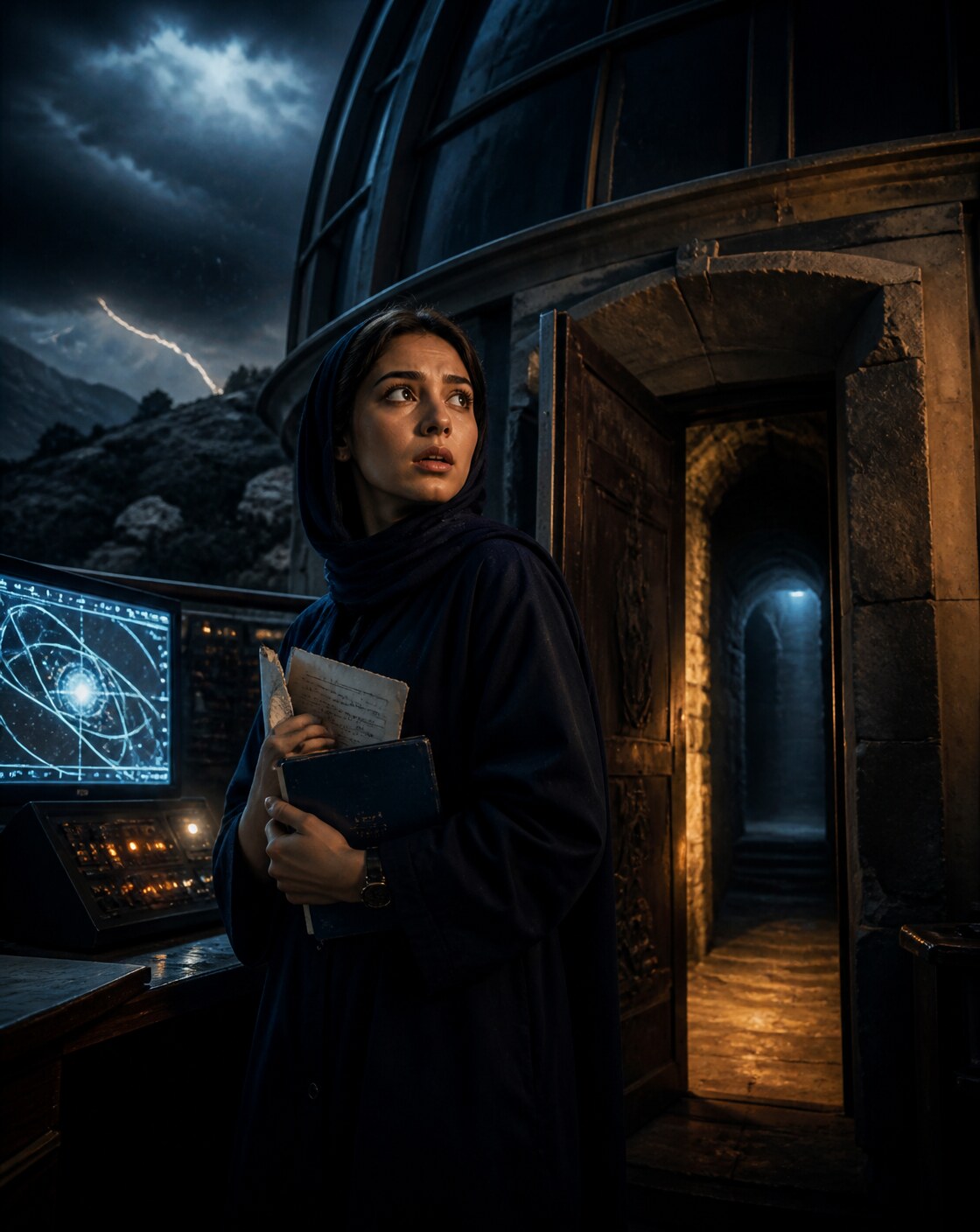 أخرجوا عالمة الفلك من القبة لأنها أخافت الزوار… ثم ظهرت إشارة تحمل اسم أخيها